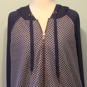 Lane Bryant Althetic Jacket Hoodie Zippered Front